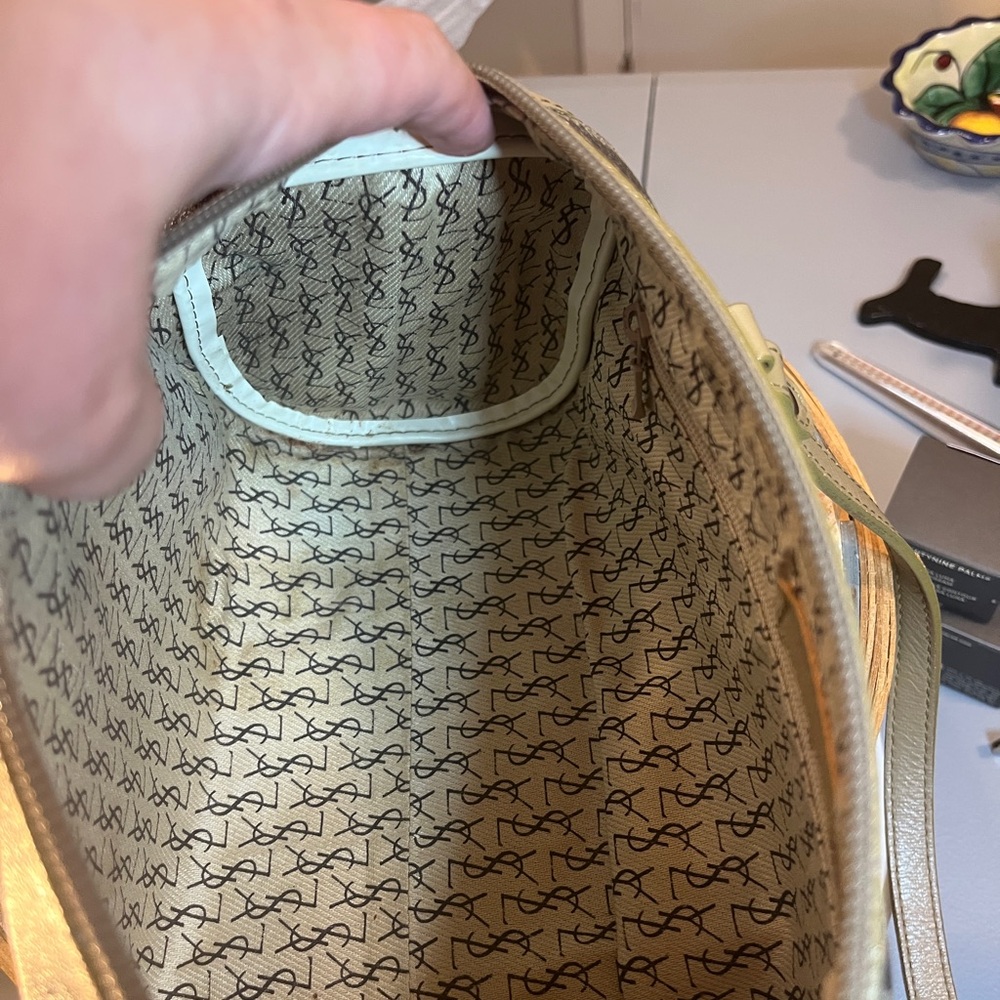 SALE Yves Saint Laurent YSL giraffe-print Boston bag, great condition! - Picture 11 of 15